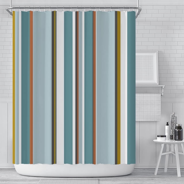 PANDACO Rideau de Douche en Tissu Béryl (180 cm x 180 cm) (72 Pouces x 72 Pouces)