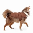 thumbnail image 2 of One Paw, Dog Wrap Vest, Warm, Brown, 2 of 9