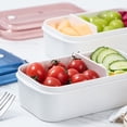 thumbnail image 3 of RKSTN Bento Boîte Réfrigérateur Compartiment Scellé Boîte de Conservation des Fruits Transparente avec Couvercle Boîte à Lunch Chauffée au Micro-Ondes Boîte à Lunch Bento, 3 of 5