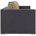 thumbnail image 5 of Modway Convene Outdoor Patio Furniture Sofa, Espresso, 5 of 5