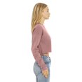 thumbnail image 3 of Bella Plus Canvas B53205277 Chandail Court en Molleton pour Femmes, Mauve - 2TG, 3 of 3