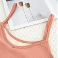 thumbnail image 4 of Summer Savings! SROBPTY Kids Sleeveless Shirts Tops, Middle Aged Girls' Solid Color Base Underwear with Thick Velvet To Cold Student Spring and Small Suspender Inner and Outer Pink, 15-18Years, 4 of 5