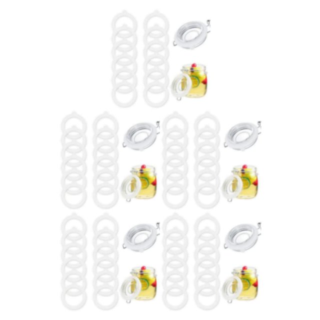 maskred 12pack/lot Versatile Silicone Replacement Gasket Seals Airtight And Durable Silicone Gasket 5Set