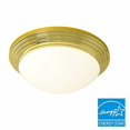 thumbnail image 4 of Good Earth Lighting Adiamo 14-inch Direct Wire Flush Mount Light, Brass, 4 of 4