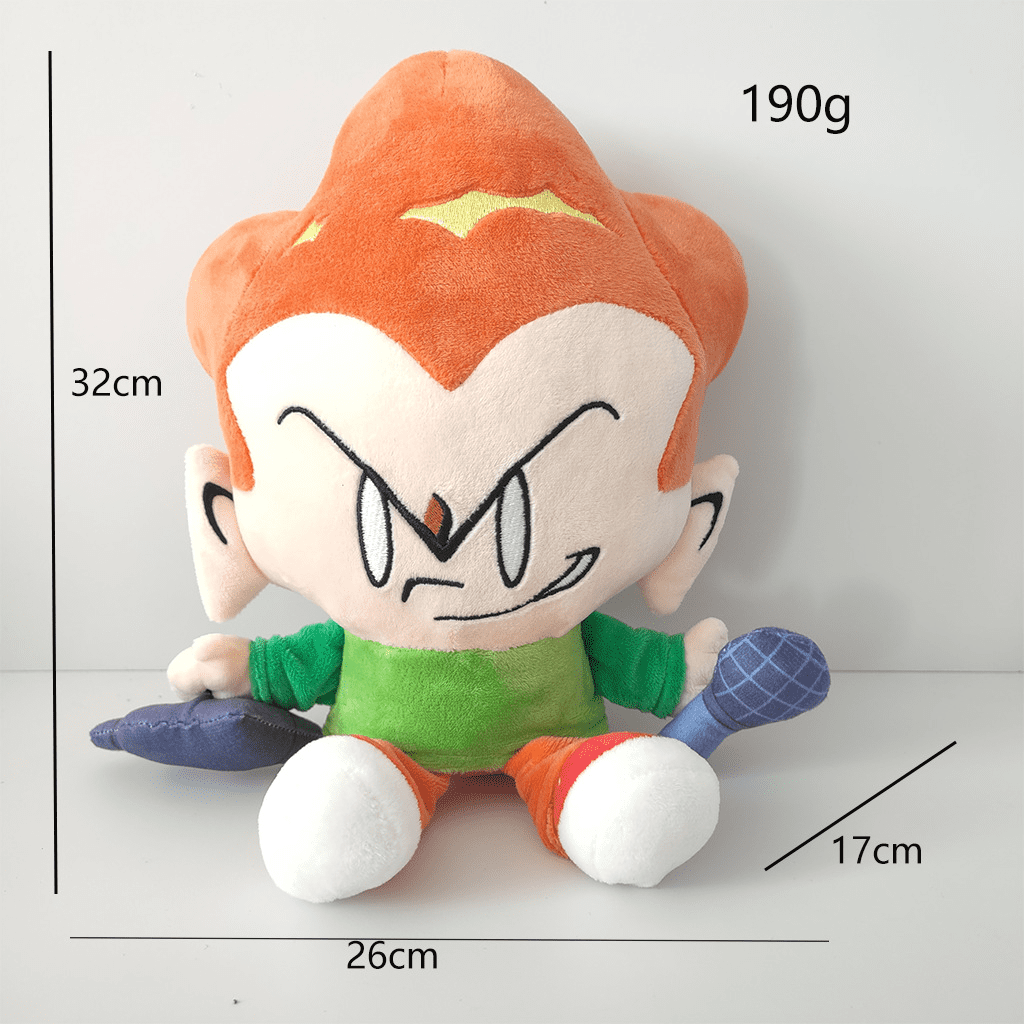 12.6" Friday Night Funkin Pico Plush Toy, Soft Stuffed Character Doll, Game-Inspired Collectible for Fans & Kids