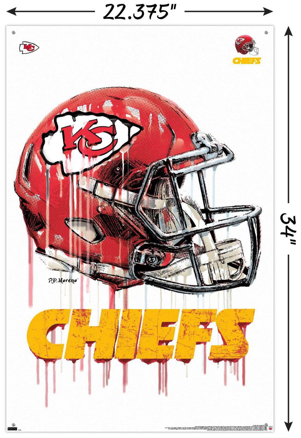NFL Kansas City Chiefs - Casque anti-goutte 20