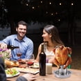 thumbnail image 4 of Rôtissoire pour Poulet en Canette avec Contenant Aromatisant, Rôtissoire en Acier Inoxydable pour Volaille pour Gril et Four, Support d'Infusion d'Arômes pour Bière et Épices, 4 of 7