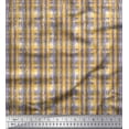 thumbnail image 1 of Soimoi Satin Silk Fabric Geometric Check Print Sewing Fabric Yard 42 Inch Wide, 1 of 3