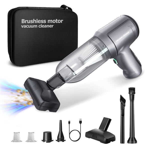 EIGTHTAIL Cordless Handheld Vacuum Cleaner 4000mAh - 3-in-1 Vacuum Blow and Pump