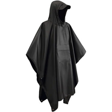Manteau de Pluie, Baberdicy Poncho de Pluie à Capuche Portable pour la Randonnée, le Camping, la Pêche Poncho de Pluie
