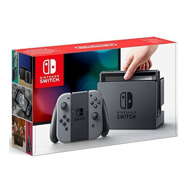 【中古】Nintendo Switch　グレー　ブラック　joy-con Restored Nintendo Switch With Gray Joy-Con Console Grey Black