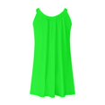 thumbnail image 3 of Robe Courte d'Été pour Femme de Plage - par-Dessus de Bikini, Sans Manches Évasée, Robe T-Shirt Décontractée Mini, Polyester, Tailles P - TTG, 3 of 4