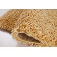 thumbnail image 3 of Ladole Rugs Solid Color Shaggy Meknes Durable Beautiful Turkish Indoor Small Mat Doormat Rug in Yellow, 1'10" x 2'11", 3 of 4