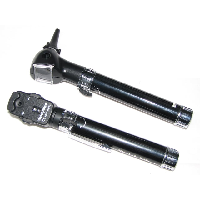 Welch Allyn Pocketscope Otoscope Ophthalmoscope Set with AA Black Handle