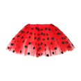 thumbnail image 1 of Kcodviy Adult Style Skirt Tutu Cover Up Skirt Princess offset Mesh Leather Skirts for Women Skirt Three Layer 6 Skater Skirt for Women Piece Half Skirt Tutu Ruched Skirt Mesh Adult Skirt, 1 of 4