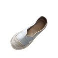 thumbnail image 1 of Leutsin Woman Soft Bottom Fashion Casual Flat Solid Color Round Toe Lace-Up Shoes, 1 of 4