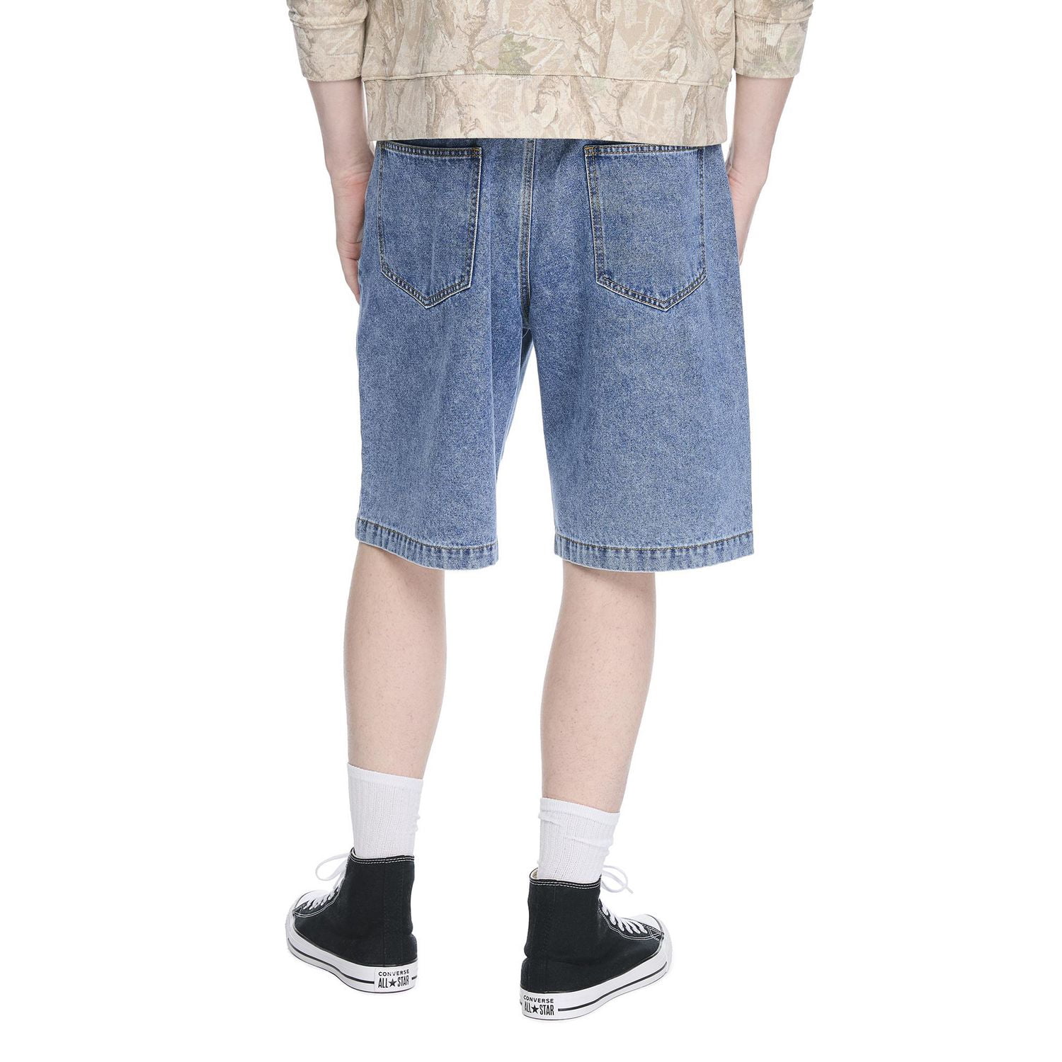 Short ample en denim No Boundaries pour hommes