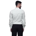 thumbnail image 4 of BESTMAN Cotton Formal Shirts For Men Slim Fit Printed Full Sleeve Shirts For Men, 4 of 5
