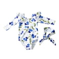 thumbnail image 1 of Sunnyoo Toddler Girls One-Piece Swimsuit Floral Long Sleeve Rash Guard Quick Dry Bathing Suit, 1 of 7