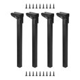 thumbnail image 3 of 4 Pieces Folding Table Leg Collapsible Table Legs for Coffee End Tables Desk Height 50cm, 3 of 8