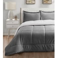 thumbnail image 2 of Swift Home Reversible Plush Mink & Sherpa Comforter Set, Luxuriously Soft, 2 of 3
