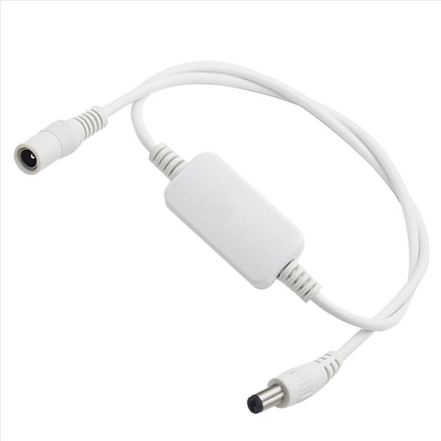 4X Outil de Réinitialisation de Routeur à Reboot Automatique 24 Heures, Minuterie de Routage, Minuterie d'Alimentation CC, Modem Fibre pour Routeur, Gestionnaire d'Alimentation CC, Blanc