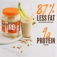 thumbnail image 2 of PBfit All-Natural Peanut Butter Powder, 850 g (30 oz) – 87% Less Fat, 4 g Protein, Gluten-Free Powdered Spread from Real Roasted Peanuts, 2 of 11