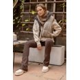 thumbnail image 5 of Blu Pepper Women's Reversible Zip Up Cropped Puffer Vest, 5 of 5