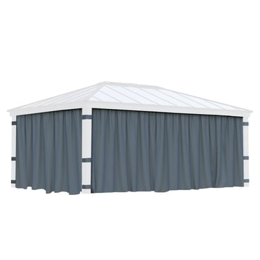 CANOPIA par PALRAM Dallas™ GazeboEnsemble de rideaux 14 pi x 20 pi