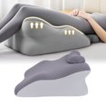 thumbnail image 3 of Reading Prone Pillow, Ergonomic Memory Foam Support with Adjustable Design for for Lower Back Abdomen Pregnancy Comfortable Reading Phone Use, 3 of 7