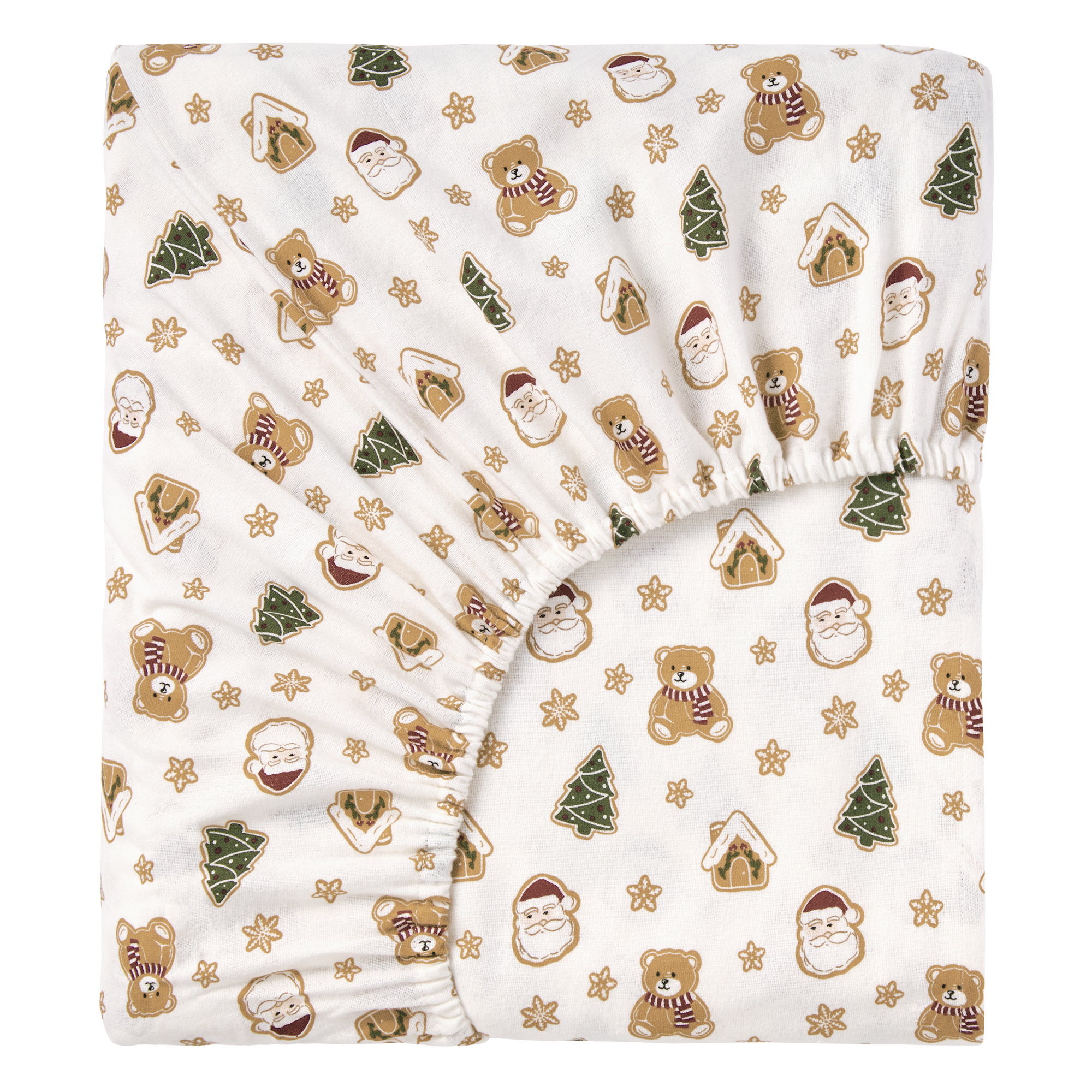 Holiday Time Twin Flannel Sheet Set