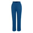 thumbnail image 4 of Pantalon Évasé Ajusté Extensible en Tricot Uni pour Femme, 4 of 9