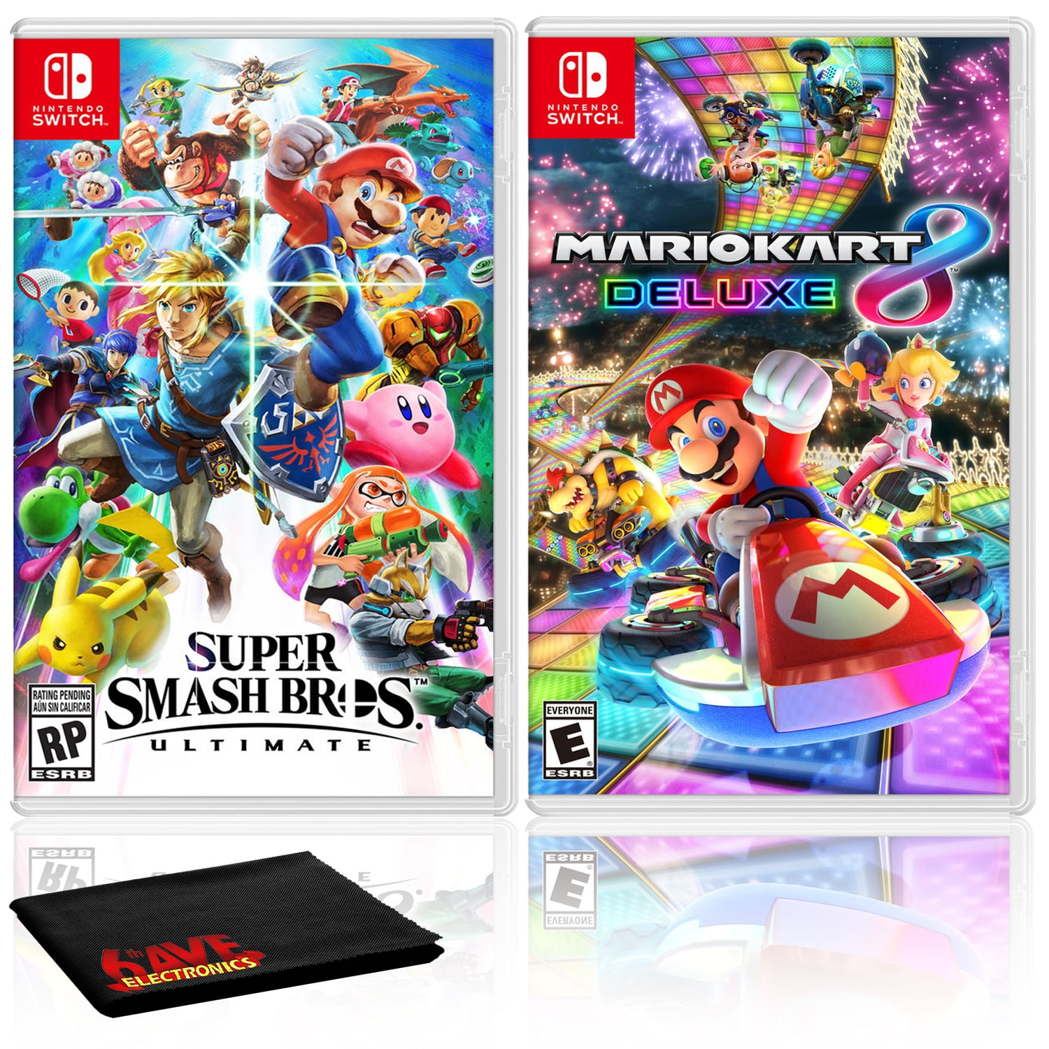 スマッシュブラザーズ SPECIAL & Mario Kart 8 Deluxe Nintendo Super Smash Bros. Ultimate Bundle with Mario Kart 8