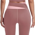 thumbnail image 3 of Popular Picks,High-Waisted Yoga Pants, Compression Drying, Seamless Design, Women's Fit, Workout, Running, Quick-Dry, Stretchy Material Trendsetting Style|Polyester,Red,Sopatenor, 3 of 7