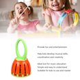 thumbnail image 4 of Handled Cage Bell Babies Children Oval Rattle Orff Plastic Kids Music Percussion Instrument Toy For Child Baby Brain Game, 4 of 8