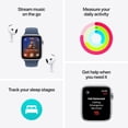 thumbnail image 3 of Apple Watch SE (2nd Gen) [GPS 44mm] Smartwatch with Midnight Aluminum Case with Ink Sport Loop One Size. Fitness and Sleep Trackers, Crash Detection, Heart Rate Monitor, Carbon Neutral, 3 of 5