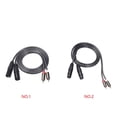 thumbnail image 4 of stanreset 2 Xlr To 2 Hifi Stereo Adapter Audio Extension Cable Hifi Stereo Adapter XLR male cable&black 1Set, 4 of 6
