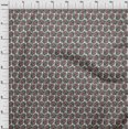 thumbnail image 3 of oneOone Polyester Lycra Fabric Leaves & Floral Block Printed Fabric 1 Yard 56 Inch Wide, 3 of 5
