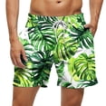thumbnail image 2 of Kakii Men's Swim Trunks Hawaiian Bathing Mesh Lining Suit Swimsuits Beach Shorts with Pockets, 2 of 6