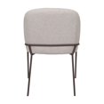 thumbnail image 2 of CorLiving Blakeley Set of 2 High Back Upholstered Indoor Dining Chairs with Metal Legs, 2 of 9