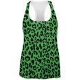 thumbnail image 1 of Débardeur Dos Nageur Imprimé Guépard Vert pour Femmes, 1 of 1