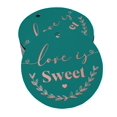 thumbnail image 1 of Inkdotpot Étiquette de Mariage en Feuille d'Or Rose Véritable, 100 Pcs, 1 of 6