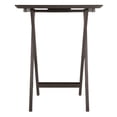 thumbnail image 2 of Tables casse-croûtes Anila en forme d'éventail Ensemble 5pc Fini Café, 2 of 9