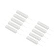 thumbnail image 1 of Unique Bargains 10Pcs 47 Ohm Resistors, 10W Ceramic Cement Resistor Power Cement Resistor Kit Tolerance 5% for Power Adapters Audio, 1 of 4