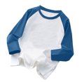thumbnail image 1 of Offres de Chandails pour Bébé Fille Mode Hauts Décontractés à Manches Longues pour Fille et Garçon Hauts à Col Rond Chandail Ras du Cou pour Bébés Garçons Bleu 100, 1 of 3