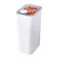 thumbnail image 1 of iDesign Recycled Plastic XL Dry Goods Kitchen Canister with Airtight Lid – 4200mL, White, 1 of 7