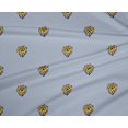 thumbnail image 4 of oneOone Polyester Lycra Fabric Floral Block Printed Fabric 1 Yard 56 Inch Wide, 4 of 4