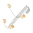 thumbnail image 1 of Transemion Solution de Rangement Vertical Installation Facile Sans Perçage Protection Façade Support de Porte Blanc Quatre Perles, 1 of 6