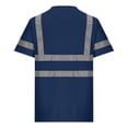 thumbnail image 3 of TIMIFIS High Visibility Safetys T Shirt Short Sleeve Vis Reflective Construction Work Shirts with Reflective Strips with Pockets - Spring/Summer, 3 of 4