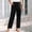 Black, variant on Summer Savings Clearance!Staron Womens Linen Pants Casual Lightweight Drawstring Elastic Waist Pants with Pockets Wide Leg Long Lounge Pant Trousers Beach Vacation Clothes